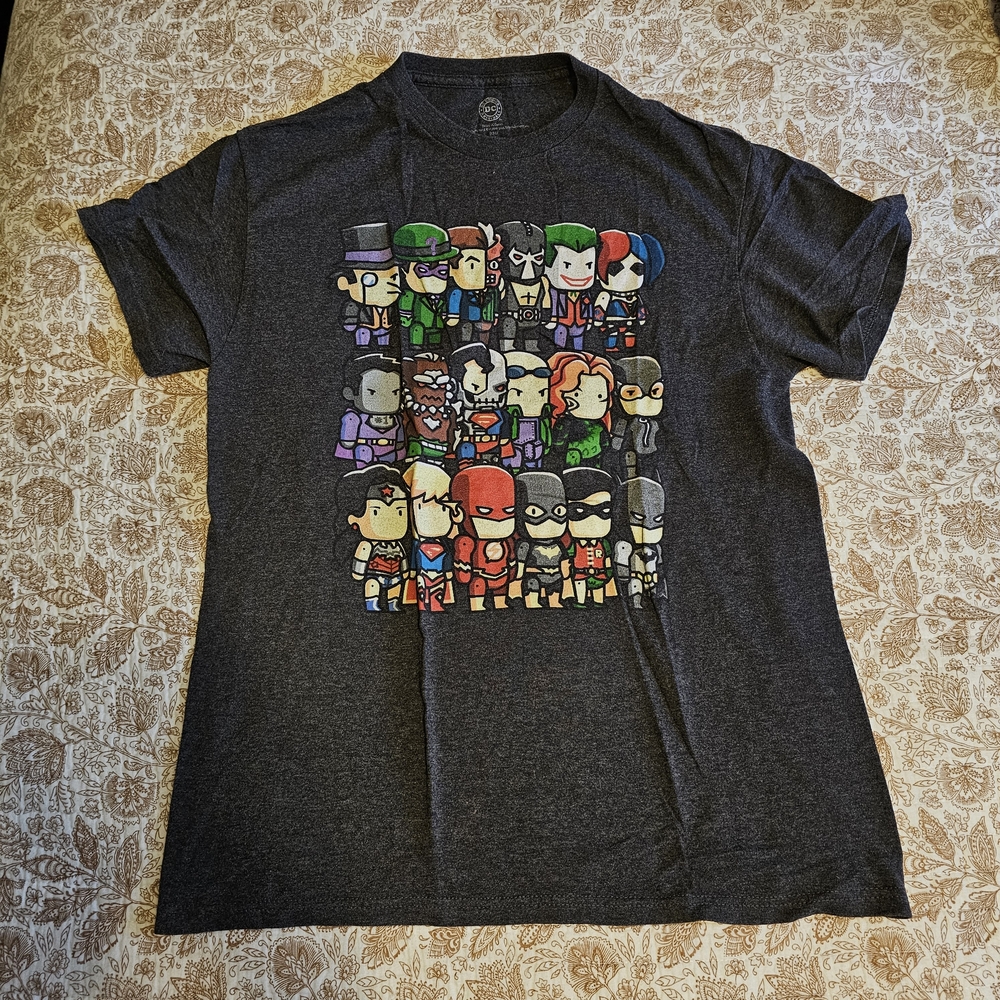 DC Comics Dark Gray Graphic Tee